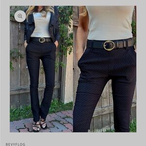 Black Bevy Flog pants, Nansi style, size 28. NWOT.